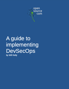 A guide to implementing DevSecOps