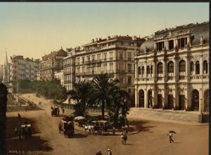 صورة لساحة الجمهورية - العاصمة الجزائر عام 1899